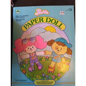 Vintage 1983 Goldenbook Paper Doll Book New Uncut Complete POOCHIE